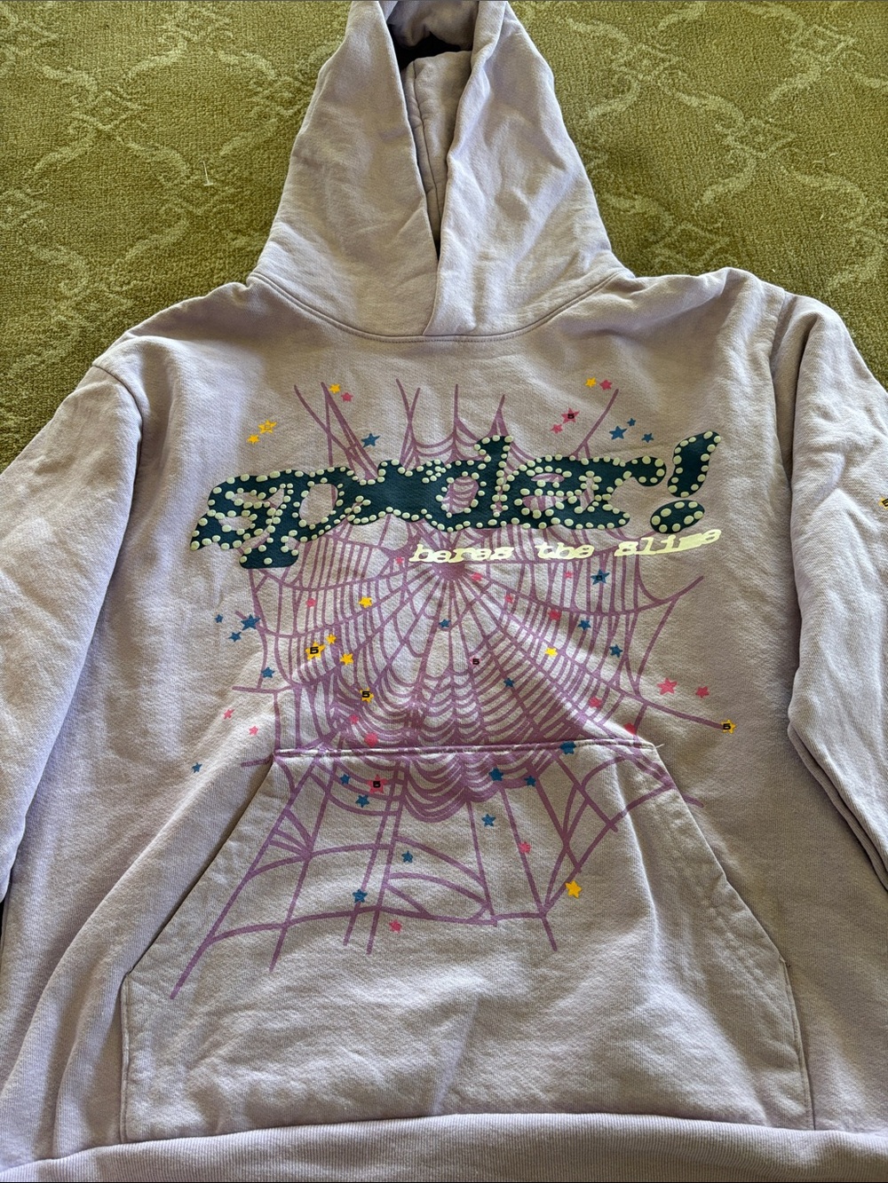 Sp5der Açaí Hoodie ‘Purple’
